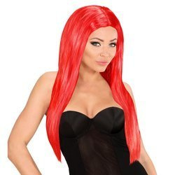 PERUKA GLAMOUR CZERWONA