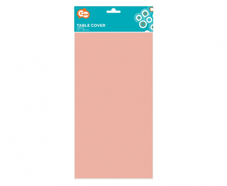 OBRUS PAPIEROWY JASNY RÓŻ 132x183 cm