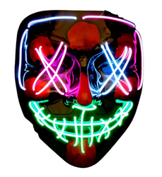 MASKA LED ŚWIECĄCA KOLOROWA