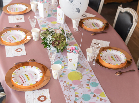 BIEŻNIK URODZINOWY HAPPY BIRTHDAY BALONIKI 28X300 CM