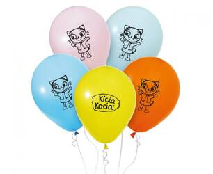 BALONY KICIA KOCIA 12 CALI 30 CM 5 SZT.