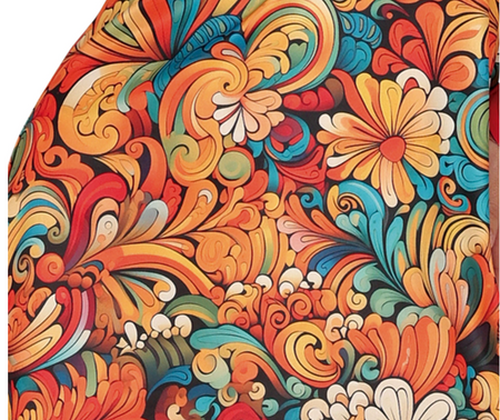 STRÓJ DAMSKI SUKIENKA HIPIS LATA 70