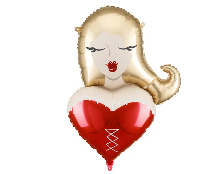 BALON FOLIOWY DZIEWCZYNA 57 X 74 CM 