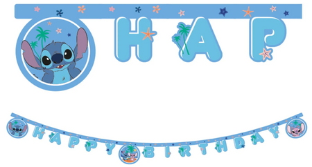 GIRLANDA URODZINOWA STITCH URODZINY 200 CM DISNEY 