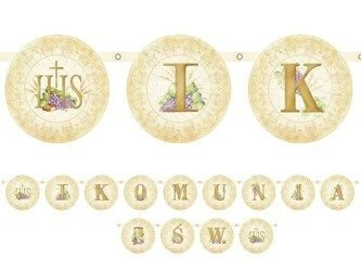 BANER I KOMUNIA ŚWIĘTA IHS