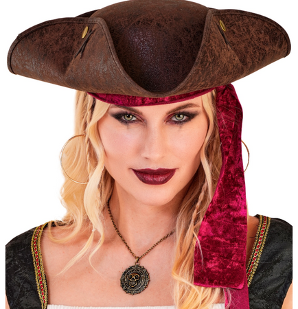 KAPELUSZ TRIKORN PIRATA