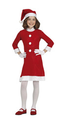 STRÓJ MIKOŁAJKA CZERWONA SUKIENKA