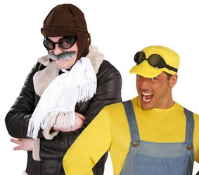 GOGLE CZARNE PILOTA PILOT OKULARY