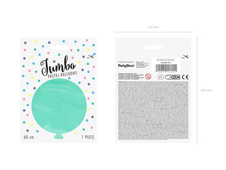 BALON OLBRZYM MIĘTOWY 60 CM