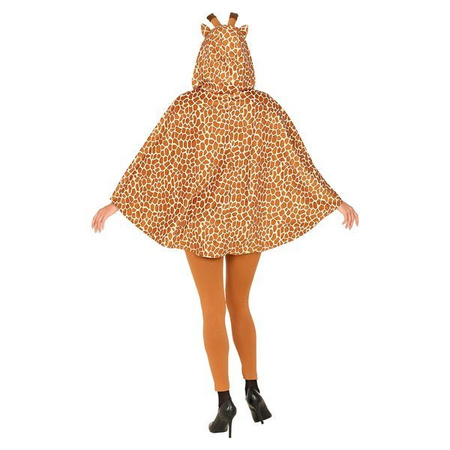 GIRAFFA (poncho con cappuccio)