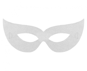 MASKI PAPIEROWE SREBRNE 4 SZT