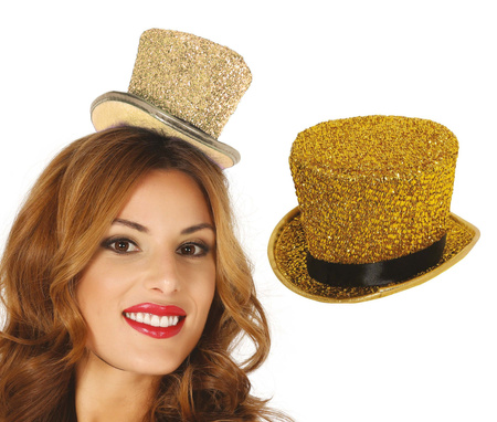 MINI KAPELUSIK ZŁOTY