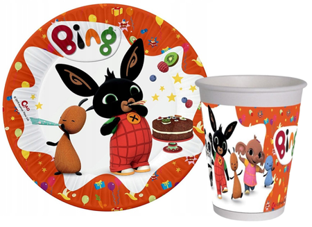 ZESTAW BING TALERZYKI+KUBECZKI