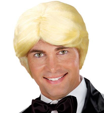 PERUKA MĘSKA BLOND AKTOR CELEBRYTA