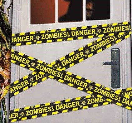 TAŚMA POLICYJNA ZOMBIE DANGER 