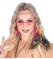 OPASKA INDIAŃSKA Z PAWIM PIÓREM