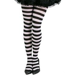 RAJSTOPY DAMSKIE CZARNO-BIAŁE