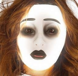 MASKA BIAŁA DAMA ZJAWA