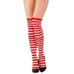 ZAKOLANÓWKI BIAŁO-CZERWONE PASKI