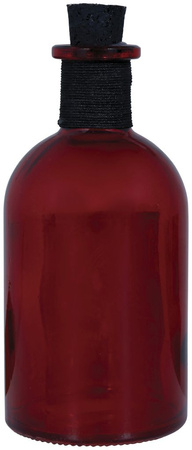 ASSORTED GLASS POISON BOTTLES, 13 CMS.