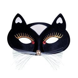 MASKA KOTA CZARNO-BIAŁA