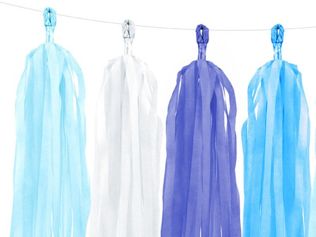 FRĘDZELKI NIEBIESKIE GIRLANDA