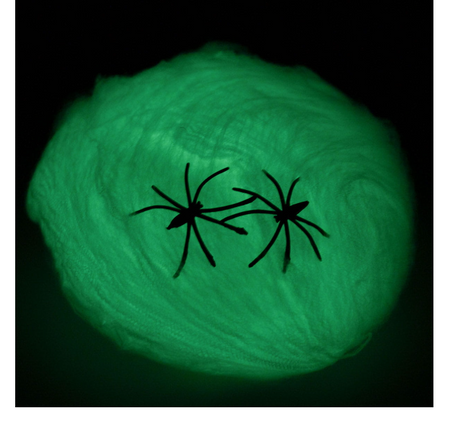 PAJĘCZYNA ŚWIECĄCA W CIEMNOŚCI HALLOWEEN 