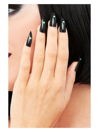 Naklejki na paznokcie Wiedźmy, Halloween 12 szt.