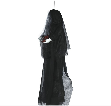 DEKORACJA INTERAKTYWNA UPIORNA LALKA 90 CM