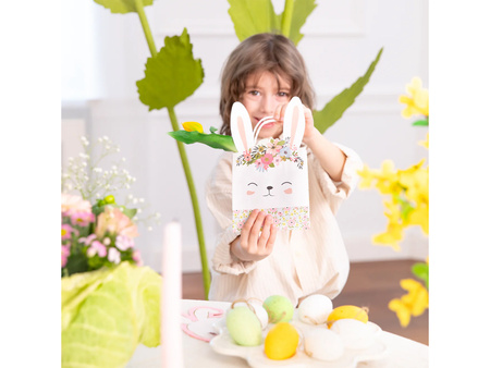 TOREBKA NA PREZENTY ZAJĄCZEK 14 X 13 X 6 CM WIELKANOC