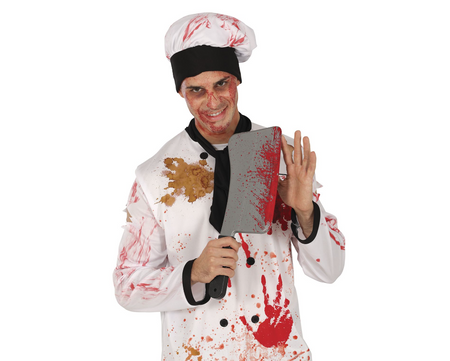 NÓŻ ZAKRWAWIONY 40 CM PLASTIKOWY