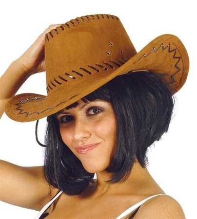 KAPELUSZ KOWBOJA BRĄZOWY