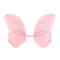 SKRZYDŁA MOTYLA RÓŻOWE BŁYSZCZĄCE