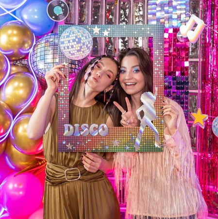 RAMKA DO ZDJĘĆ RETRO DISCO 50 X 60 CM