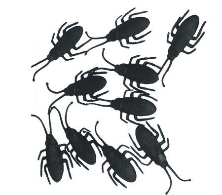 SZTUCZNE CHRZĄSZCZE 7 CM 10 SZT