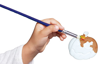 DYNIA DO MALOWANIA W ZESTAWIE Z FARBKAMI