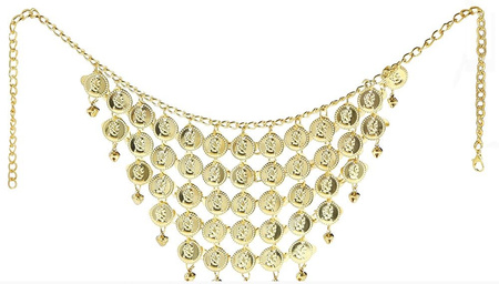 NASZYJNIK ZŁOTE MONETY