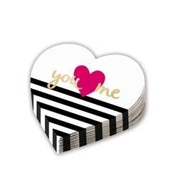 SERWETKI PAPIEROWE KSZTAŁT SERCA