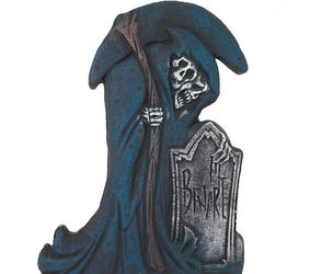 SZTUCZNY GRÓB KOSIARZ 43X32 CM HALLLOWEEN