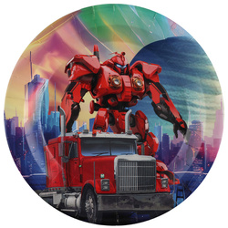 TALERZYKI PAPIEROWE AUTOBOT ROBOT MECH 22,5 CM 10 SZT.