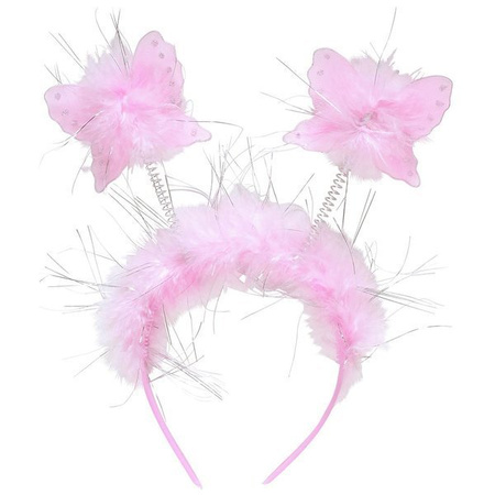 OPASKA MOTYLEK RÓŻOWY