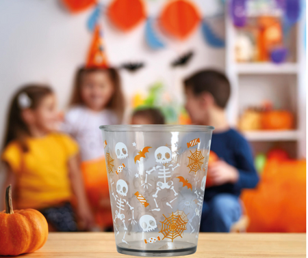 KUBECZEK PLASTIKOWY 10 CM HALLOWEEN