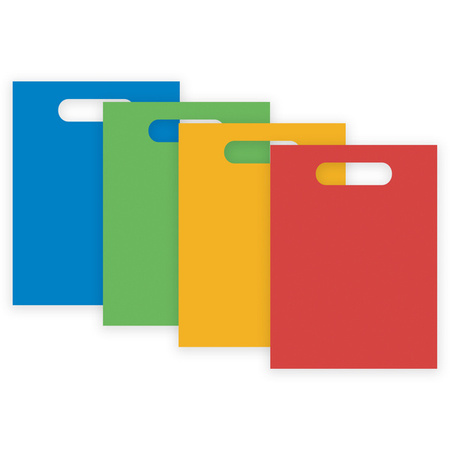 TOREBKI PAPIEROWE KOLOROWE 4 SZT
