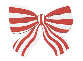 SERWETKI KOKARDKA W PASKI 16 X 13 CM 12 SZT