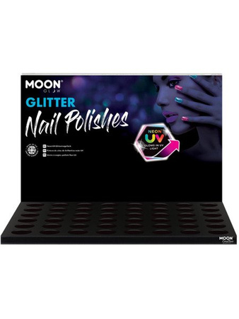 Neonowy lakier do paznokci z brokatem, Karnawał