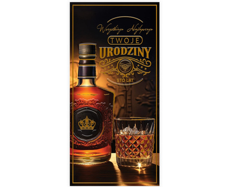 KARTKA URODZINOWA BUTELKA