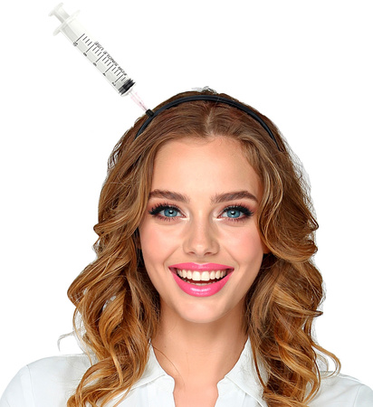 OPASKA STRZYKAWKA W GŁOWIE