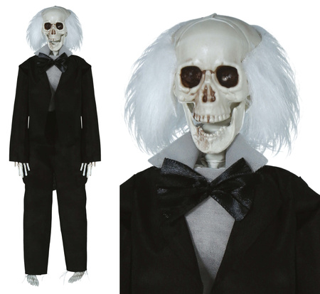 DEKORACJA WISZĄCA SZKIELET W GARNITURZE 40 CM