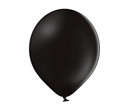 BALONY LATEKSOWE CZARNE BELBAL 30CM 100SZT PASTEL BLACK