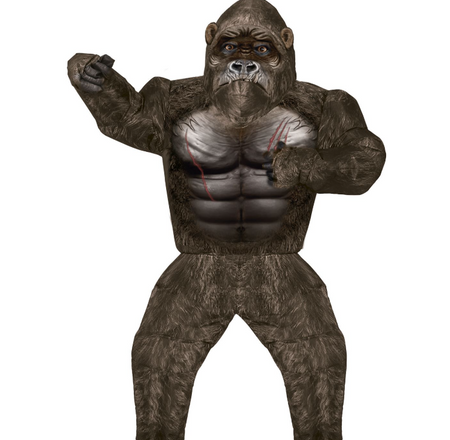 STRÓJ BIG KONG GORYL MĘSKI DMUCHANY